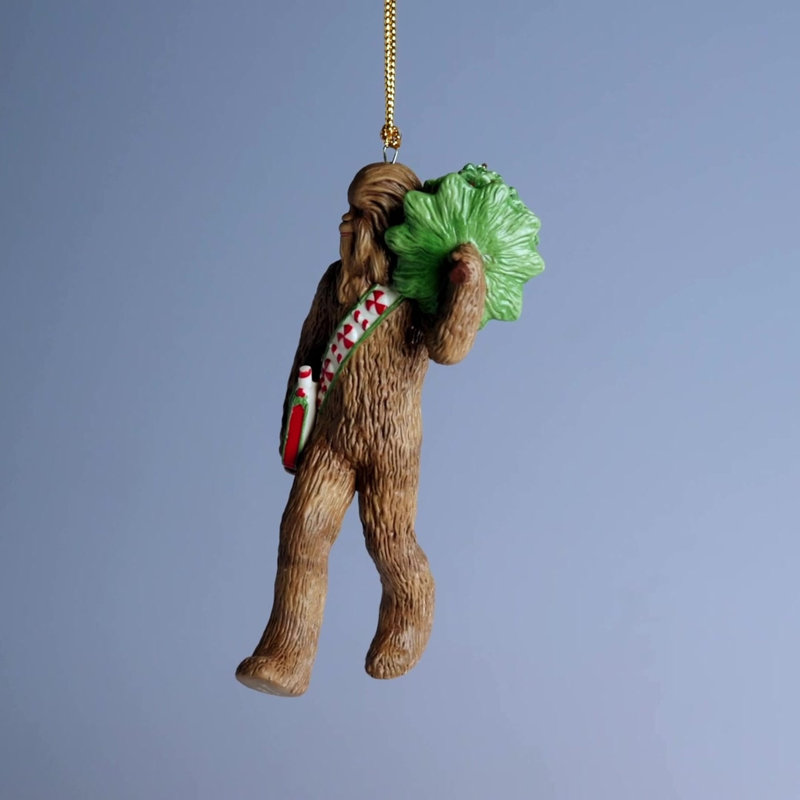Chewbacca With Christmas Tree Ornament