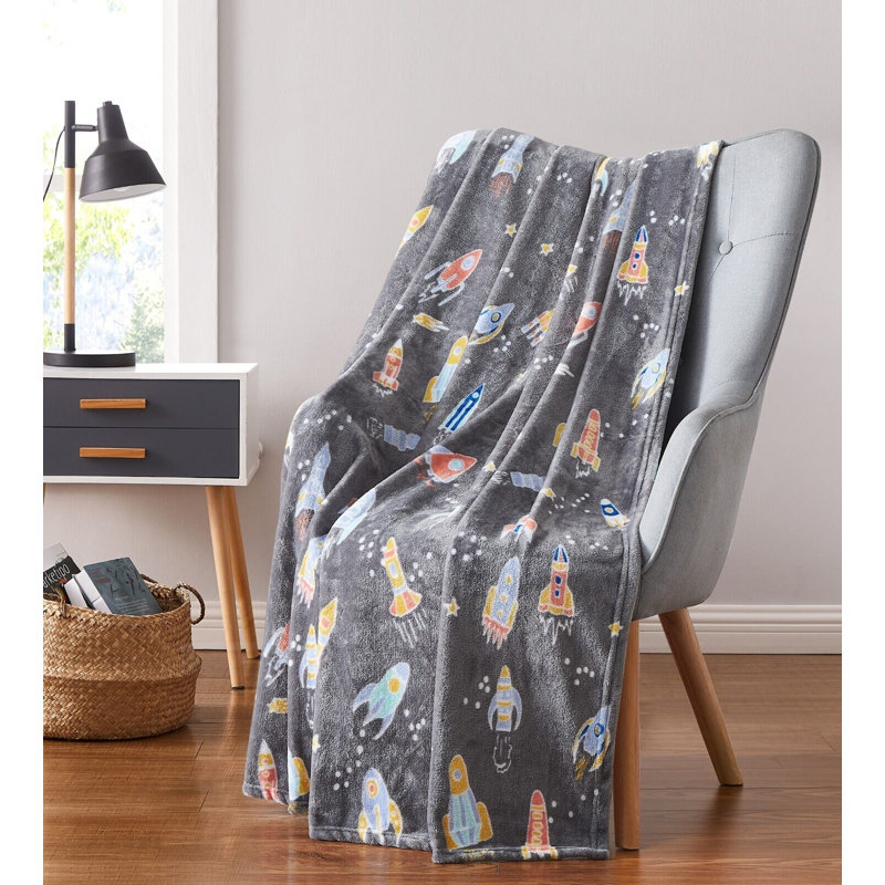 Jeté en molleton ultra doux et moelleux 