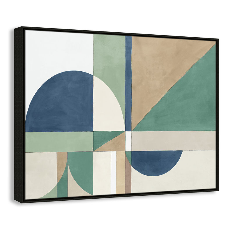 Floater Frame Canvas, 31.5" H x 41.5" W x 2" D, Espresso Framed