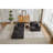 Compression Sofa,Convertible Floor Sofa Bed With Fixed-Shape Frame, Loveseats Boneless Modular Sectional Sofa,No Assembly Required,Chenille Fabric,For Living Room Bedroom,Black-218041681