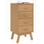 Lachish 17.7'' W Solid Wood Nightstand