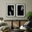 Framed Wall Art Abstract Vintage Antique Classic for Bedroom - 16"x24"x2 panels-865697602-865697600