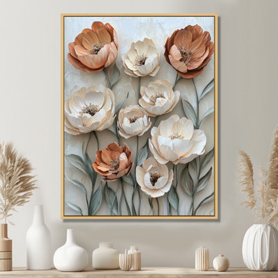 Automne, doux coquelicots, élégance de la saison - coquelicots, impressions sur toile