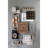 12X6" Rectangular Gray Marble Tray With Raised Edges