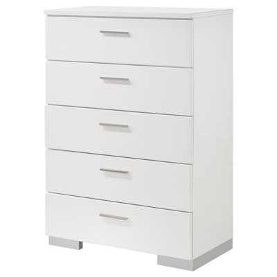 Commode et commode blanches ultrabrillantes