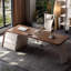 62.99"Walnut Rectangular Solid+Manufactured Wood with 3 drawers desk-108403874-108403875