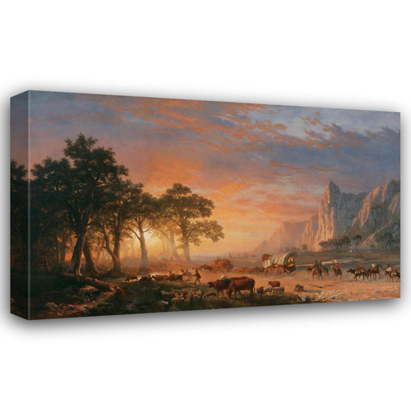 The Oregon Trail, 25'' H x 40'' W