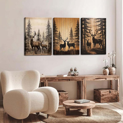 3 Piece Wrapped Canvas Print