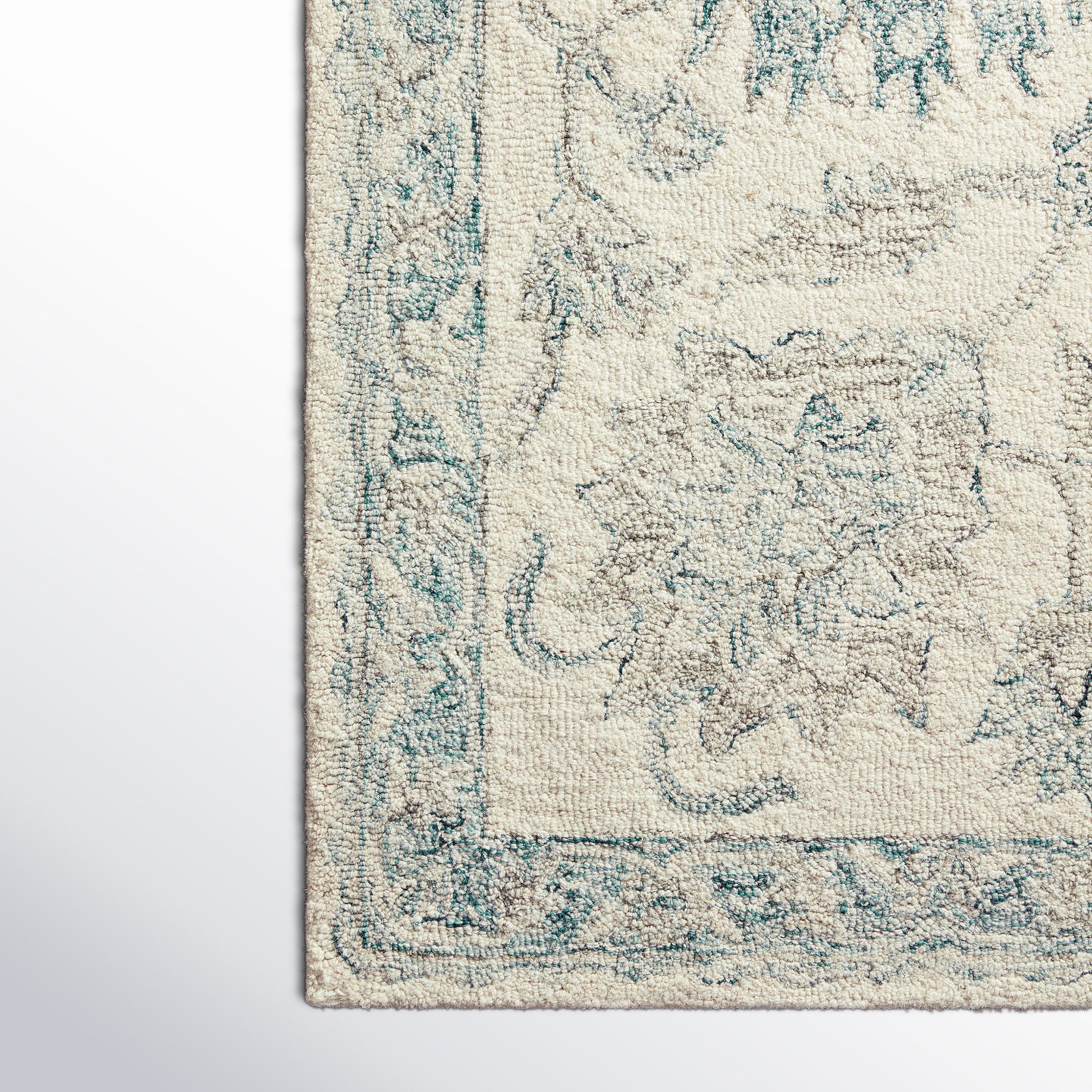 Aden Hand-Hooked Wool Oriental Rug, Rectangle 5' x 7'6"