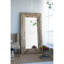 Miroir de plancher rectangulaire pleine longueur 39 po x 3,5 po x 75 po avec cadre en bois vieilli