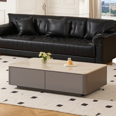 Table basse sur pied Modern Light Luxury