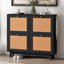 Armoire à chaussures Highworth Rattan Boho-1048814948