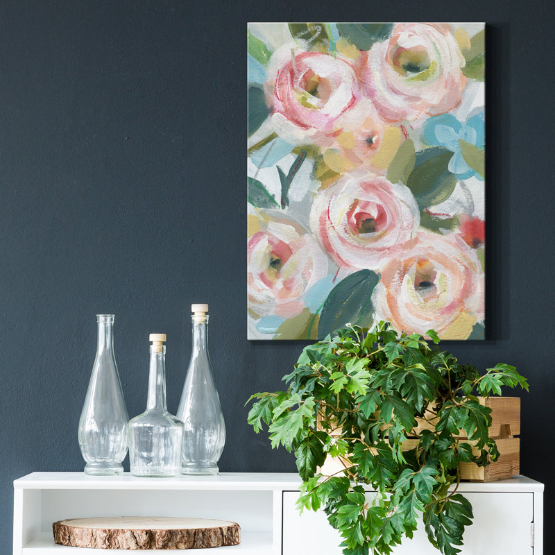 «Daring Blooms», reproduction d'art sur toile tendue, H 48 po x l 32 po x P 1 po