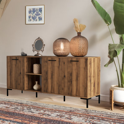 Console avec pieds en métal