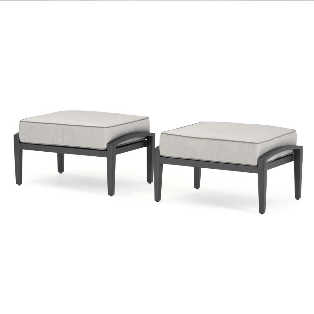 Wildon Home® Calliann Upholstered Outdoor Ottoman with Sunbrella ...