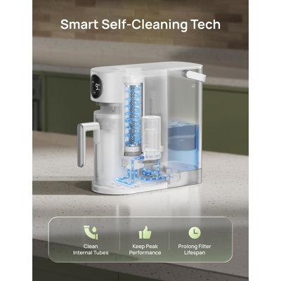 DREO Countertop Water Filter 115 With 7-In-1 Reverse Osmosis Filtration System, Autofill Pitcher & Self-Cleaning