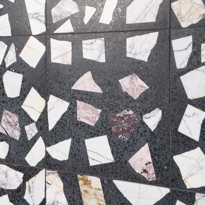 True Terrazzo 15.98 In. X 15.98 In. Honed Terrazzo Floor And Wall Tile (3.55 Sq. Ft. / Case)