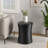 Carrin Outdoor Concrete Side Table-1368793605