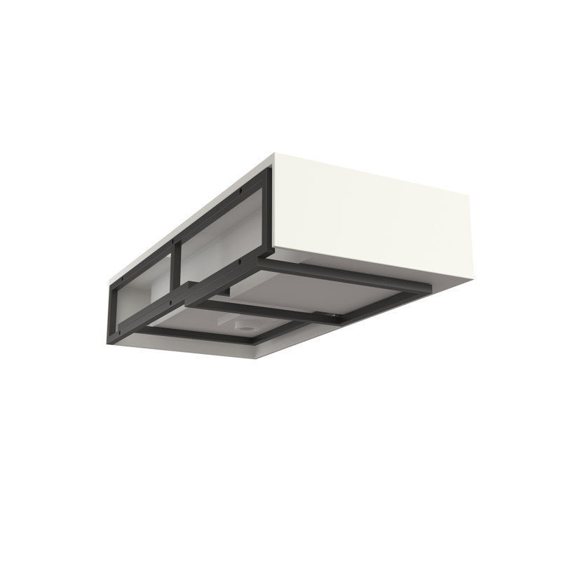 CASAINC Wall Mounted Solid Surface Stone Bathroom Sink with Open Storage Shelf