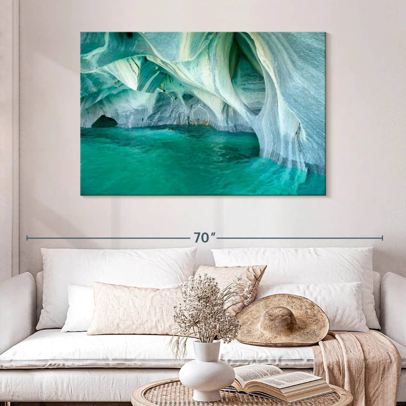 Alvord Marble Caves Carrera Lake, 32" H x 48" W