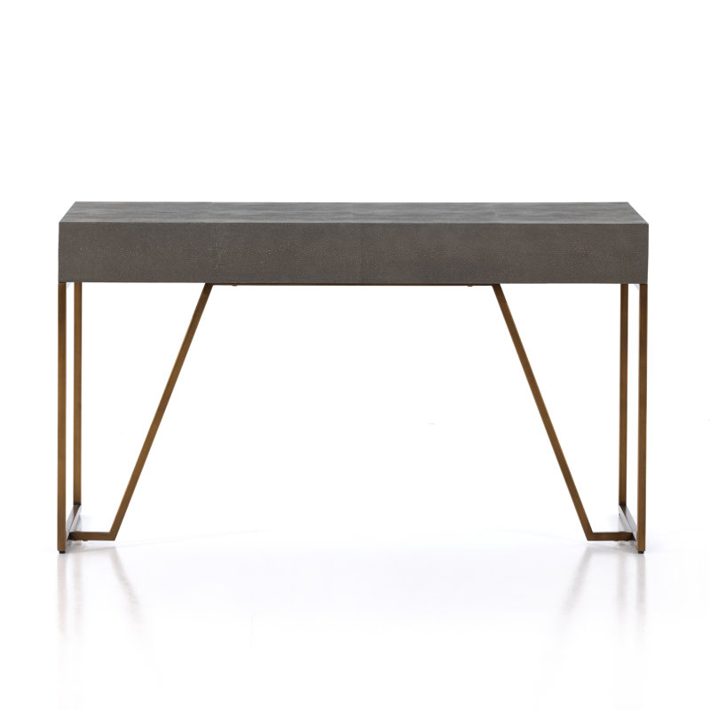 Shagreen Writing Desk, Gray Shagreen