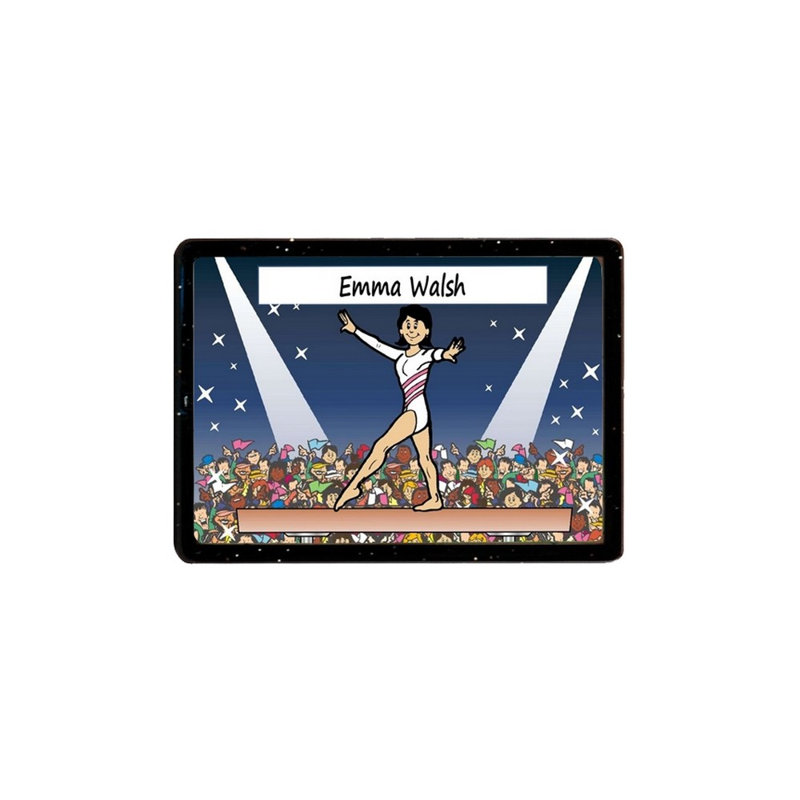 Gymnastique personnalisée - aimant en acrylique pour femme - excellent cadeau!, Oui