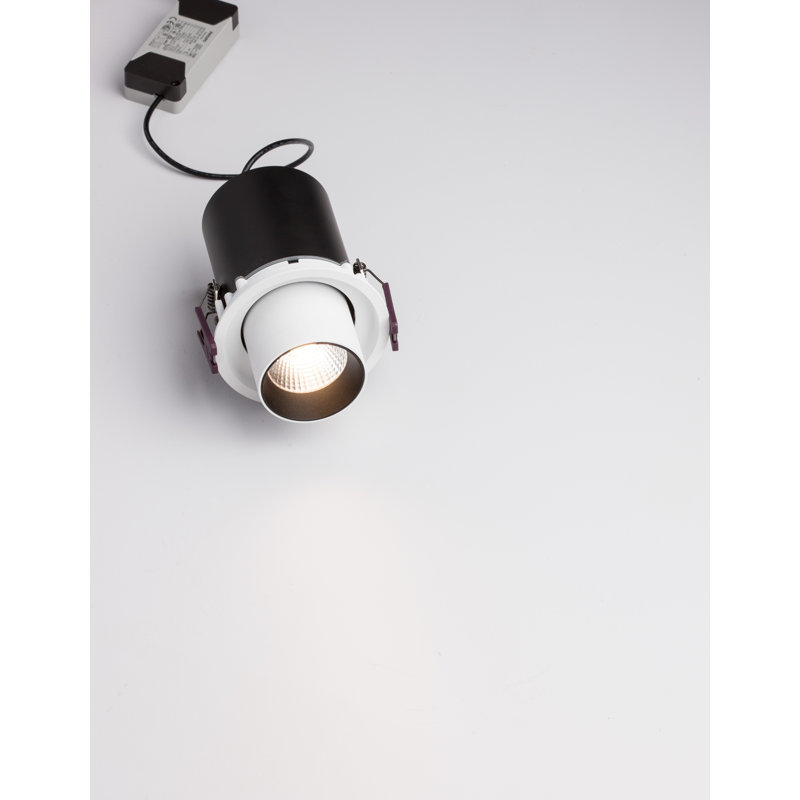 Aluminium Recessed Housing, White