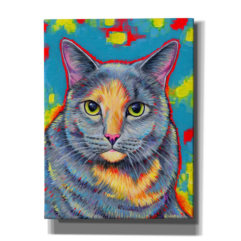 Sur toile, H 16 po x l 12 po x P 0,75 po