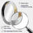 Gold Glam Arcs Shapes Fusion II - Gold Modern Oval Wall Mirror-1889887781