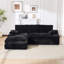 Ensemble de canapé modulaire modulaire avec combinaison libre, style minimaliste moderne, canapé-lit rembourré ne nécessitant aucune installation