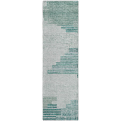 Premium Machine Washable Ashington AMF1829 Geometric Rug