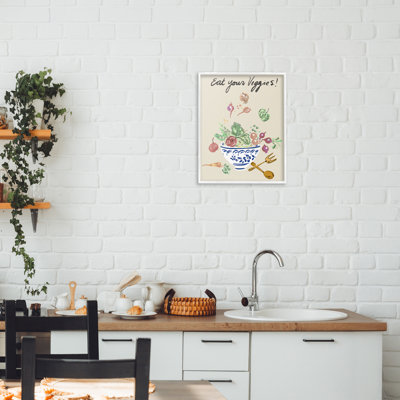 «Eat Your Veggies Bowl», giclée par Ani Del Sol