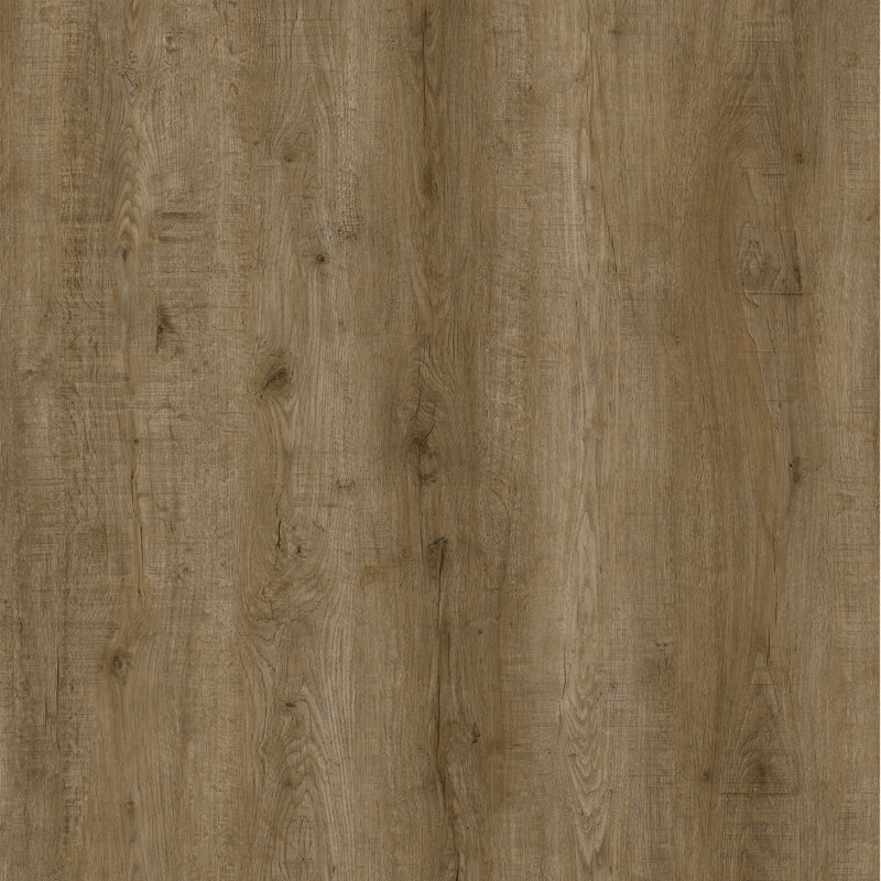 EverLux Basic Aged Hazelnut 20 MIL x 7.08" W x 48" L Waterproof Click Lock Luxury Vinyl Flooring (23.6 sq. ft. /case)