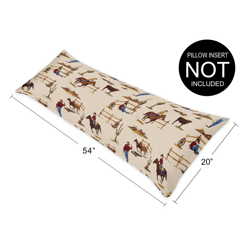 Étui de coussin cowboy body Wild West