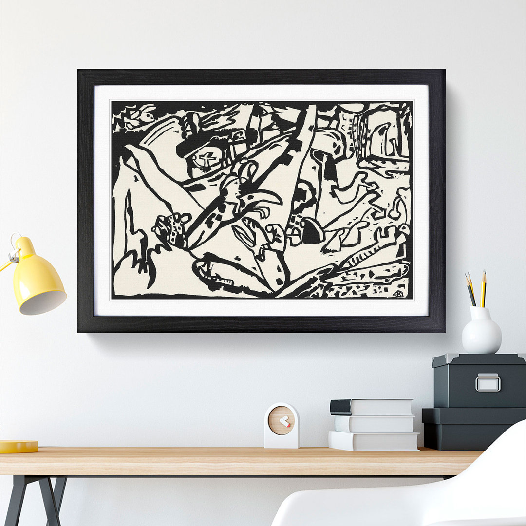 Composition Vol.2 by Wassily Kandinsky - Picture Frame Painting