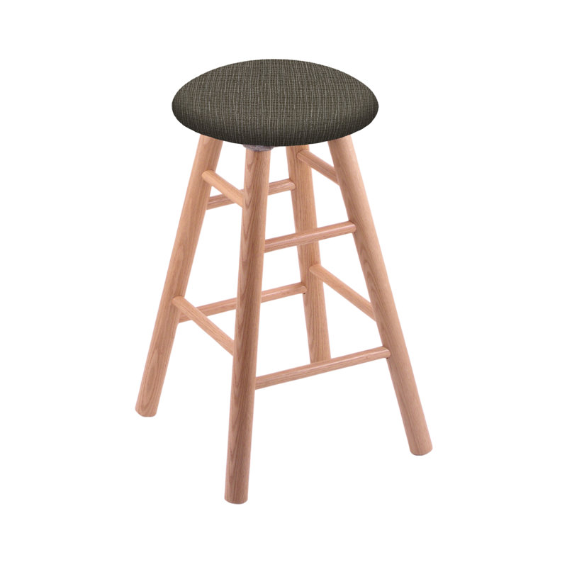 Swivel 24" Bar Stool, Natural Oak, Graph Chalice, Extra Tall (36” Seat Height)
