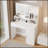Vanity Desk With Mirror And LED Light Strip,Dressing Table With Large Drawer, 3 Level Storage Dresser & 3 Lighting Modes Adjustable Brightness, Suitable For Bedroom-381218864