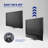 Black Flat Screen TV Cover Protector-21548031