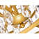 Quon 5 - Light 18.9"  Metal and Crystal Orb 5-light Chandelier