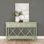 54'' Wide 3 Drawer Rattan Wood Sideboard-112964323