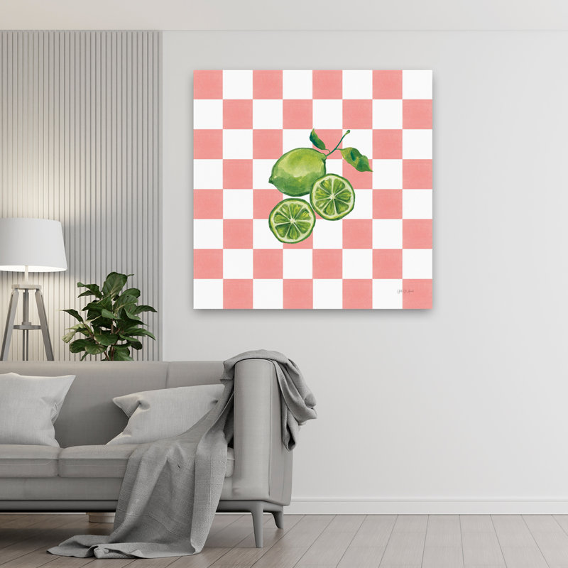 «Summer In Chequers II», art contemporain, H 48 po x l 48 po