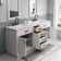 Hartford 72" Carrara White Marble Countertop Bath Vanity in Pure White with Faucet
