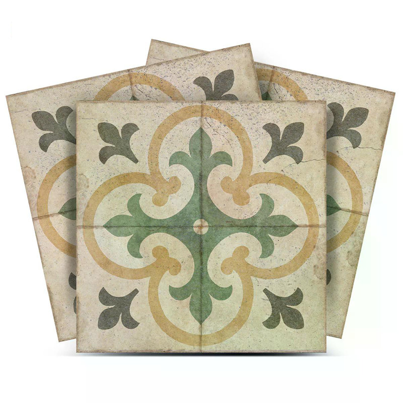 Carreau de mosaïque auto-adhésif en vinyle 5 po x 5 po