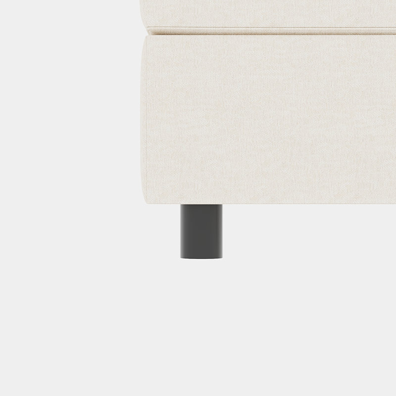 Canapé convertible avec rangement pour le salon, Beige