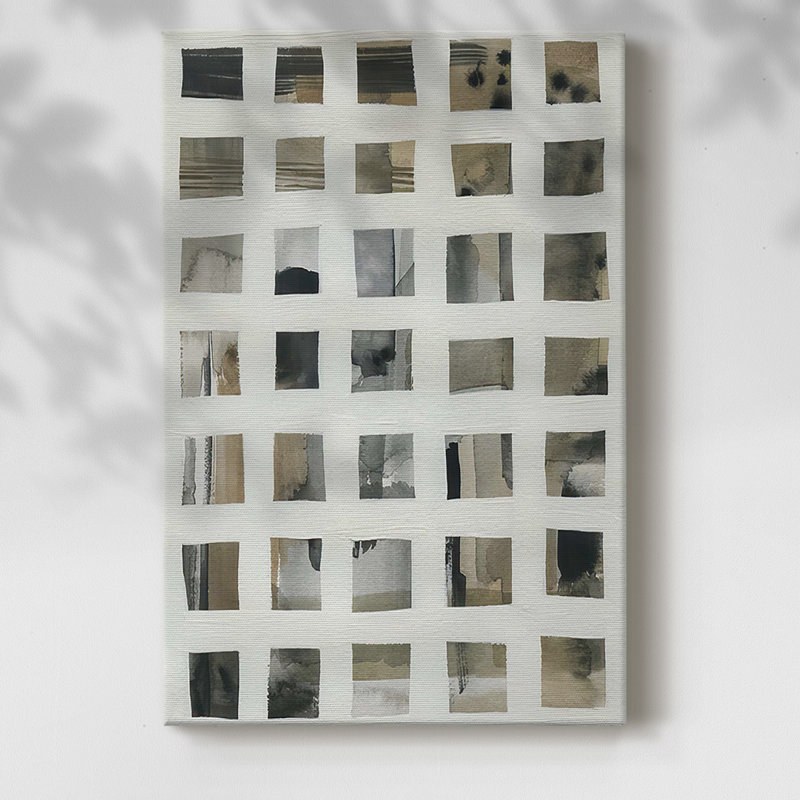 Grid of Grit II, reproduction d'art sur toile, H 60 po x l 40 po