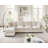 5-Piece L-Shaped Upholstered Sectional, Modular Sofa-57051986