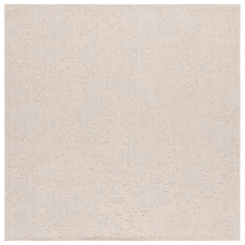 Tapis d'intérieur / extérieur Milos Performance Abstract, Carré 6 pi 7 po