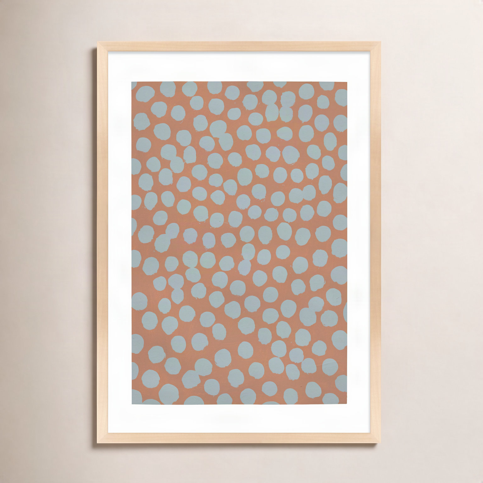 Terra Cotta by Michela Sorrentino, 38" H x 26.5" W x 1.25" D, Brown