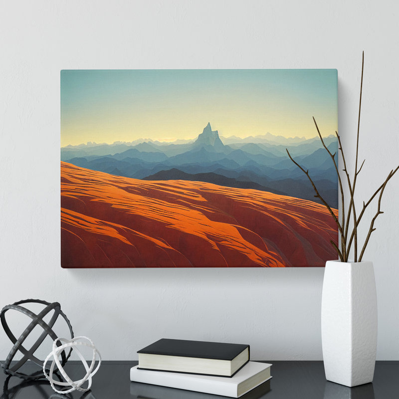 Fabulous Mountain Landscape - Wrapped Canvas, 50cm H x 76cm W x 3cm D
