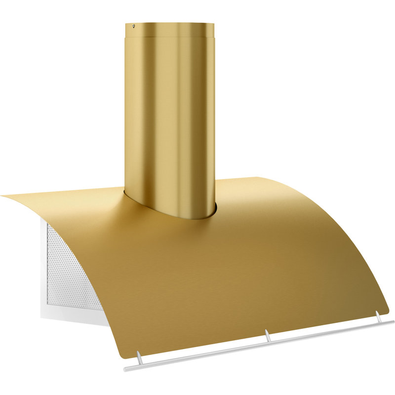 Zephyr Okeanito 36 in. Wall Mount Range Hood with LED Lights, 36", Brushed Gold